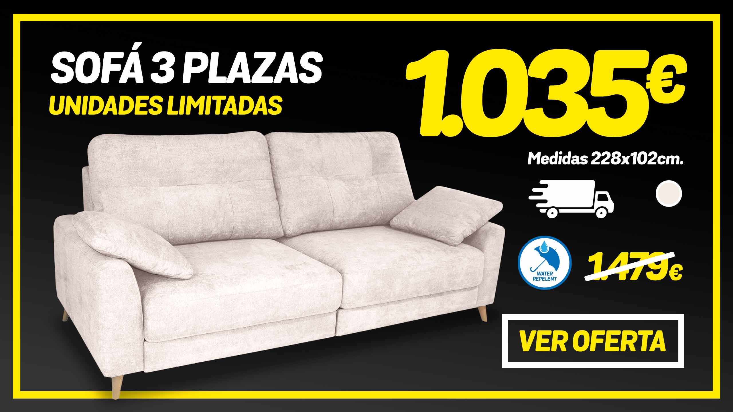 sofa en oferta online